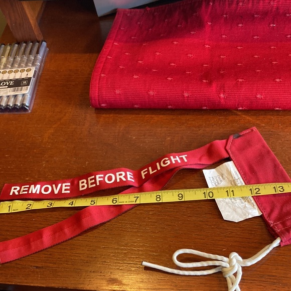 AvGeek universal Pitot cover. two streamers & tie used. Grease or adhesive spot - Picture 6 of 6